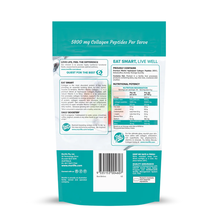Morlife Marine Collagen + C 200g