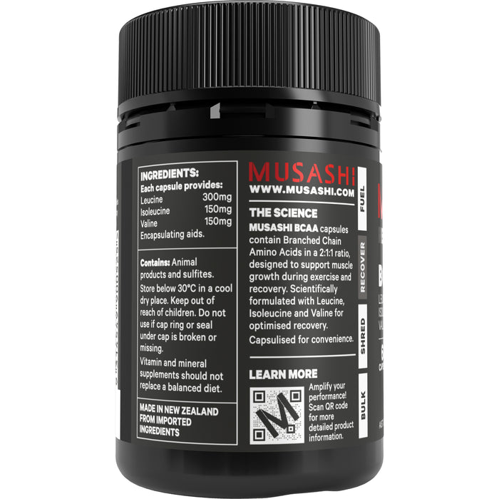 Musashi BCAA 60 capsules