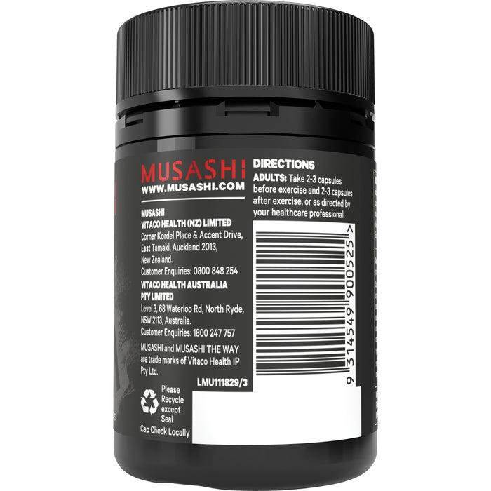 Musashi BCAA 60 capsules