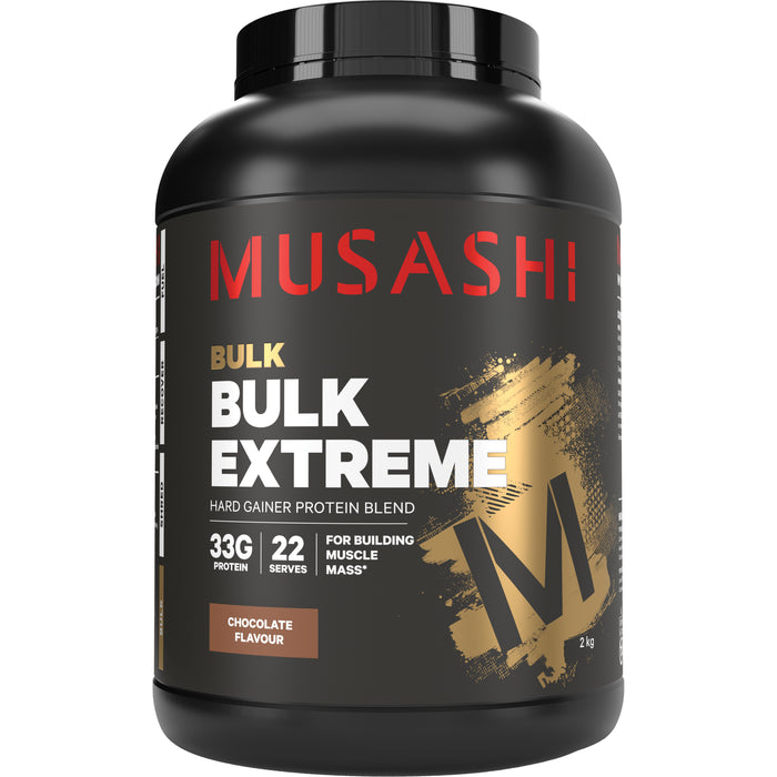 Musashi Bulk Extreme Protein Powder Chocolate Milkshake 2kg