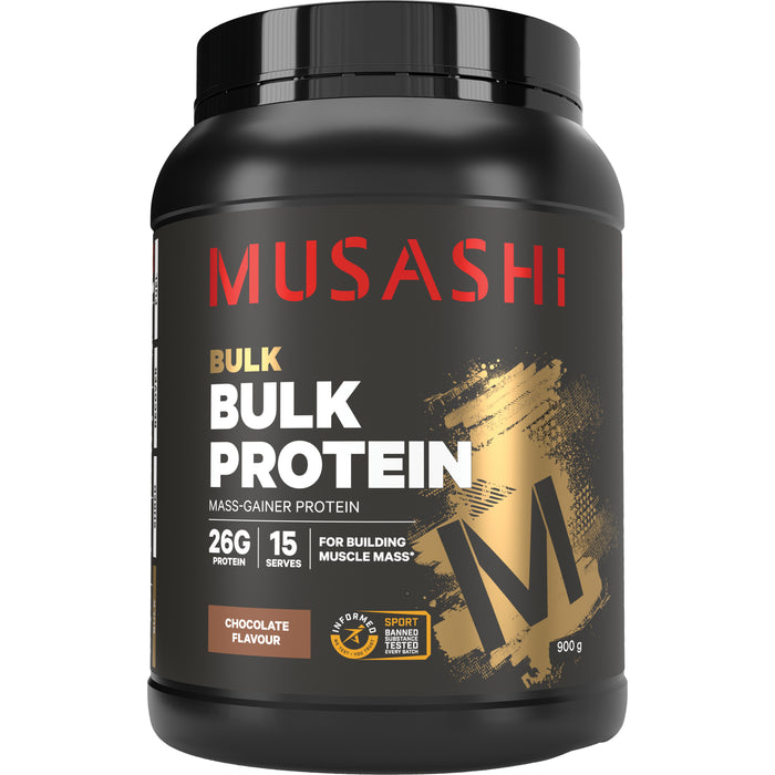 Musashi Bulk Protein Chocolate Milkshake 900g