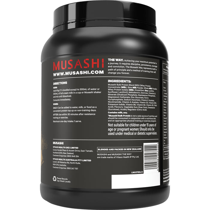 Musashi Bulk Protein Vanilla 900g