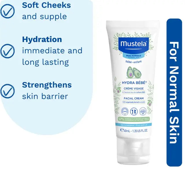 Mustela Hydra-Bebe Facial Cream 40ml