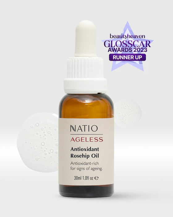 Natio Ageless Antioxidant Rosehip Oil 30ml.