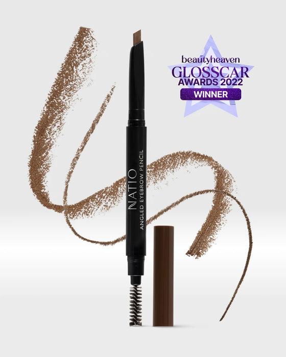 Natio Angled Eyebrow Pencil Dark Brown 0.2g.