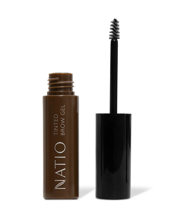 Natio Tinted Brow Gel Dark Brown 8ml.