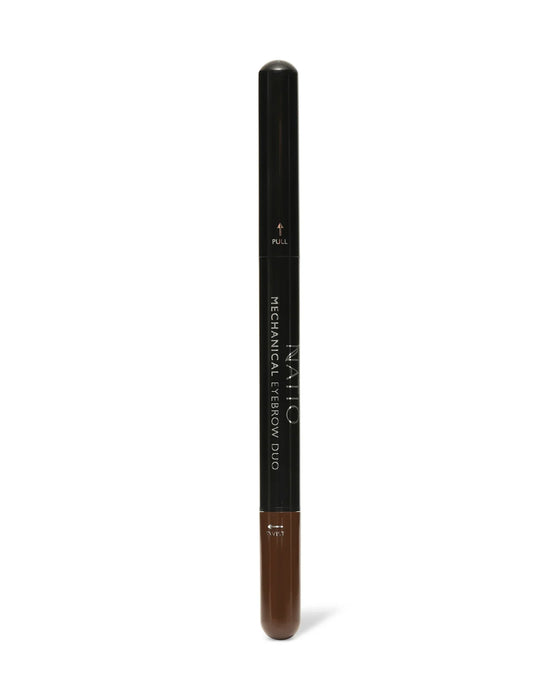 Natio Mechanical Eyebrow Duo Dark Brown.