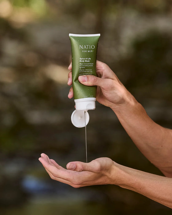 Natio For Men Spice of Life Body Wash 210ml.