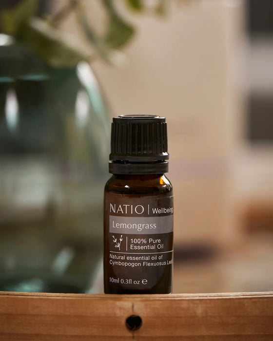 Natio Pure Essential Oil Lemongrass 10ml.