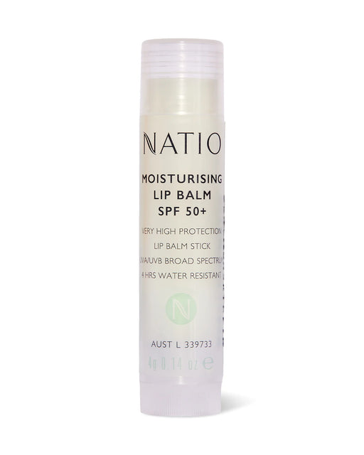 Natio Moisturising Lip Balm 50+ 4g.