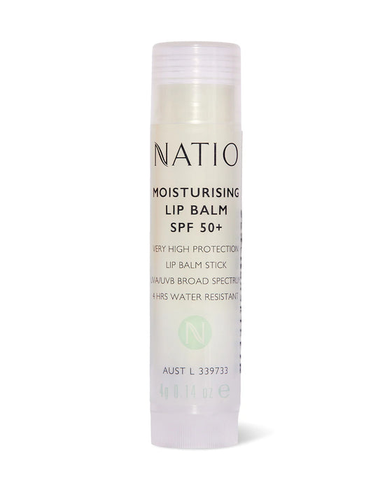 Natio Moisturising Lip Balm 50+ 4g.