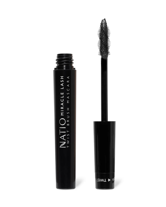 Natio Miracle Lash Twist Brush Mascara Black.