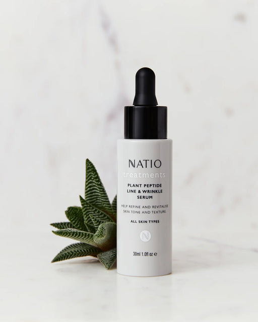 Natio Treatments Plant Peptide Line & Wrinkle Serum 30ml.