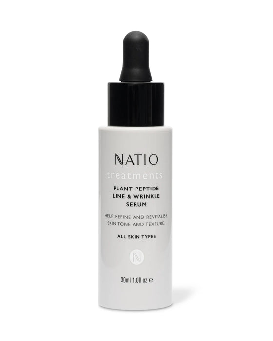 Natio Treatments Plant Peptide Line & Wrinkle Serum 30ml.