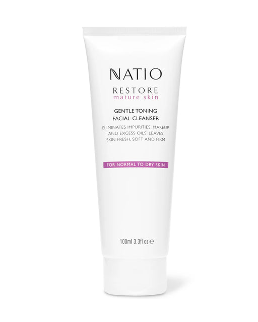 Natio Restore Gentle Toning Facial Cleanser 100ml.