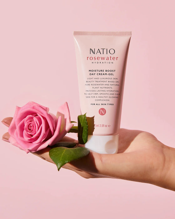 Natio Rosewater Hydration Boost Day Cream Gel 75ml.