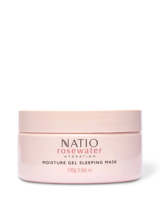Natio Rosewater Hydration Moisture Gel Sleeping Mask 100g.