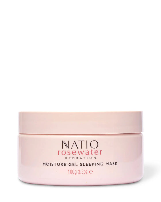 Natio Rosewater Hydration Moisture Gel Sleeping Mask 100g.