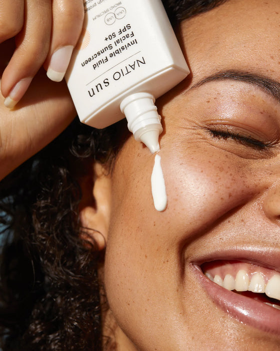 Natio Invisible Fluid Sunscreen SPF50+ 60ml.