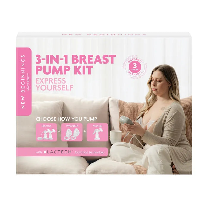 New Beginnings 3-In-1 Breast Pump Kit