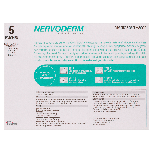 Nervoderm 5% w/w Lidocaine Patch 5.