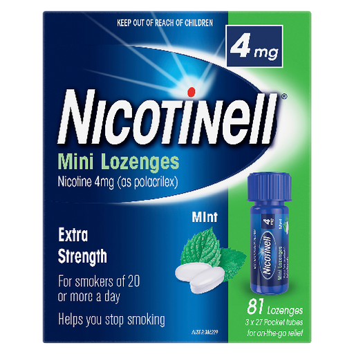 Nicotinell Mini Lozenge 4mg Bottle 81.