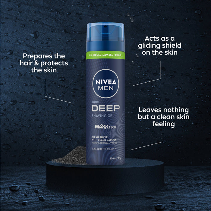 Nivea Men Shave Gel Deep 200ml