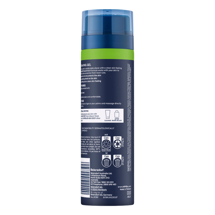 Nivea Men Shave Gel Deep 200ml