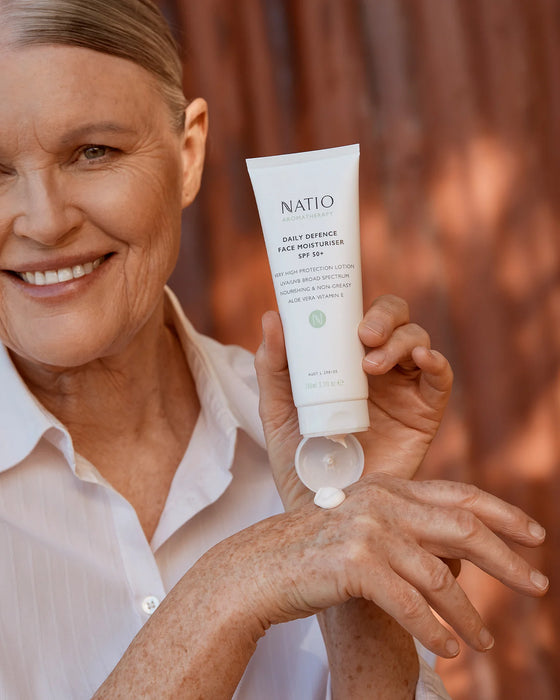Natio Daily Defence Face Moisturiser SPF 50+ 100ml.