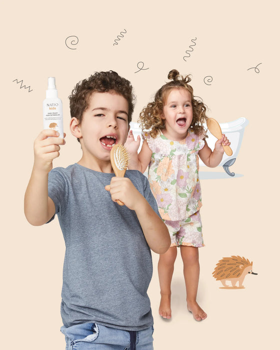 Natio Easy Peasy Hair Detangler 125ml.