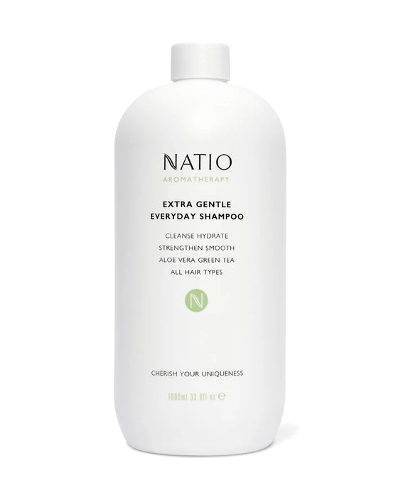 Natio Extra Gentle Everyday Shampoo 1 Litre.