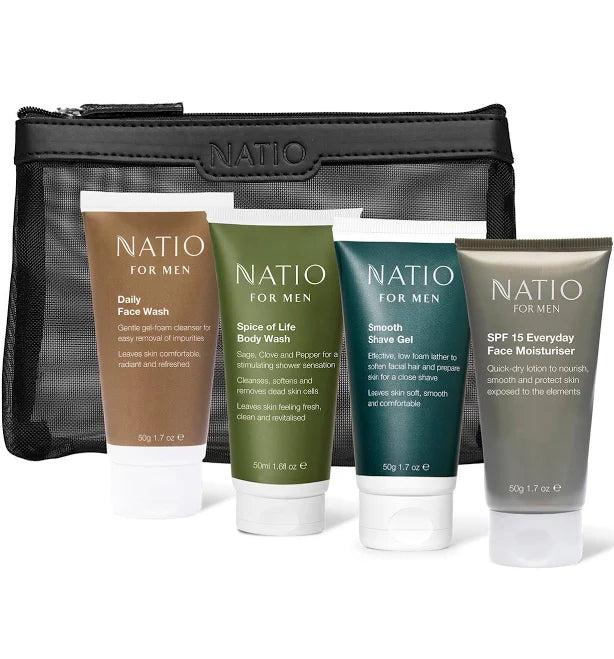 Natio For Men Essentials 4 Piece Gift Set