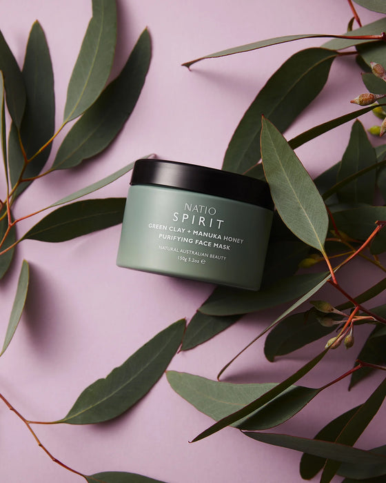 Natio Green Clay & Manuka Honey Face Mask 100g