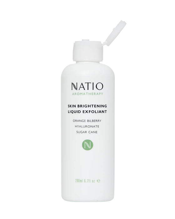 Natio Skin Brightening Liquid Exfoliant 200ml.