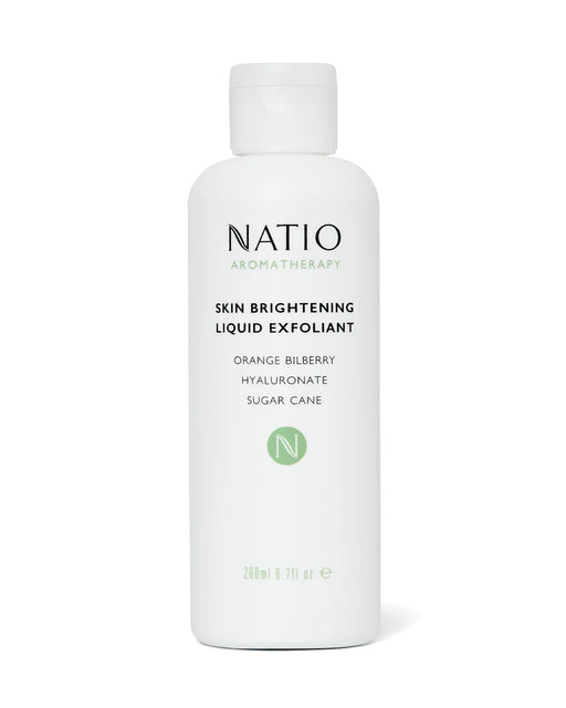 Natio Skin Brightening Liquid Exfoliant 200ml.
