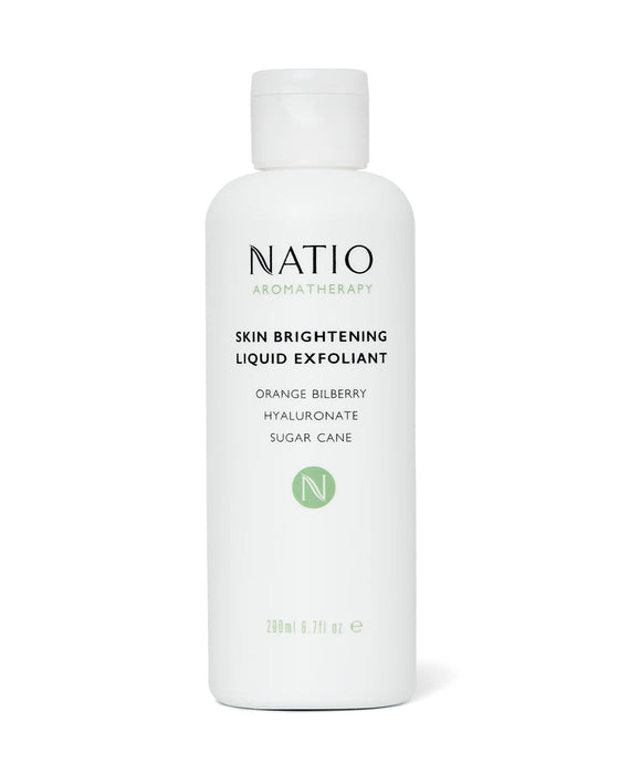 Natio Skin Brightening Liquid Exfoliant 200ml.
