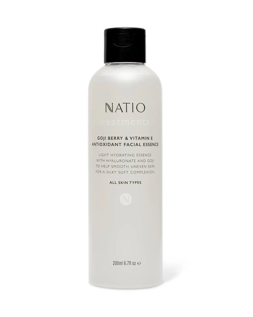 Natio Treatments Goji Berry & Vitamin E Antioxidant Facial Essence 200ml.