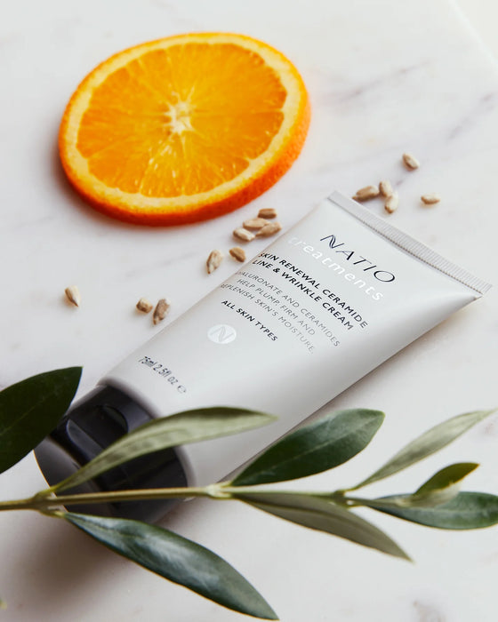 Natio Treatments Skin Renewal Ceramide Line & Wrinkle Cream 75ml.