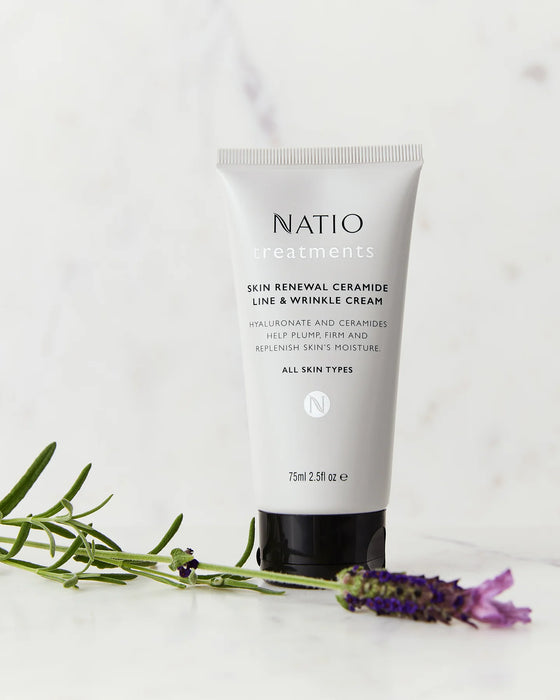 Natio Treatments Skin Renewal Ceramide Line & Wrinkle Cream 75ml.