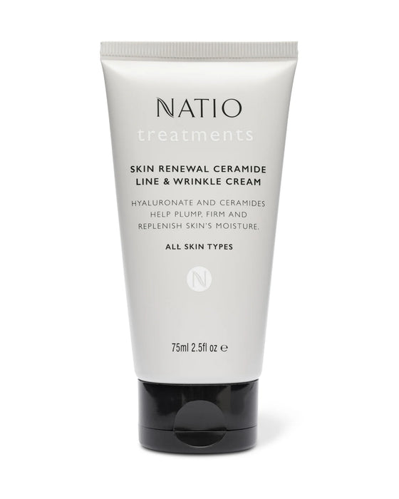 Natio Treatments Skin Renewal Ceramide Line & Wrinkle Cream 75ml.