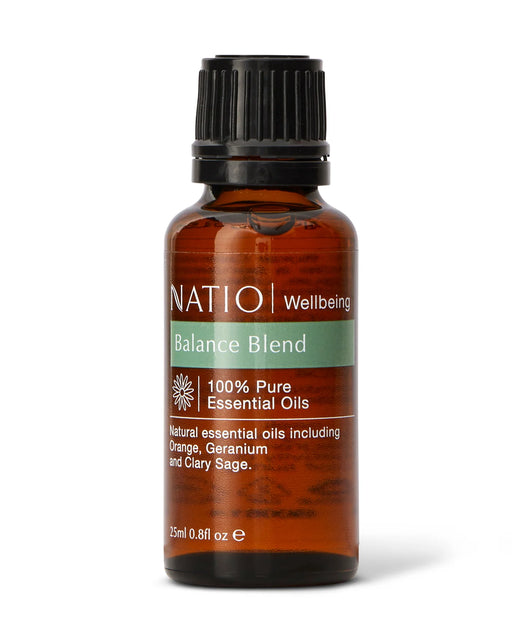 Natio Wellbeing Pure Essential Oil Blend Balance 25ml.