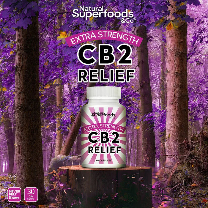 Cb2 Ingredients Natural Superfoods & Co CB2 Relief 60 Capsules — Giant Chemist Harbour Town