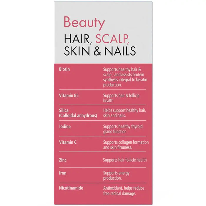 Nature's Way Beauty Hair+Scalp+Skin & Nails 100Tablets
