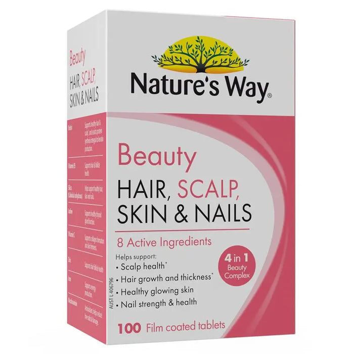 Nature's Way Beauty Hair+Scalp+Skin & Nails 100Tablets