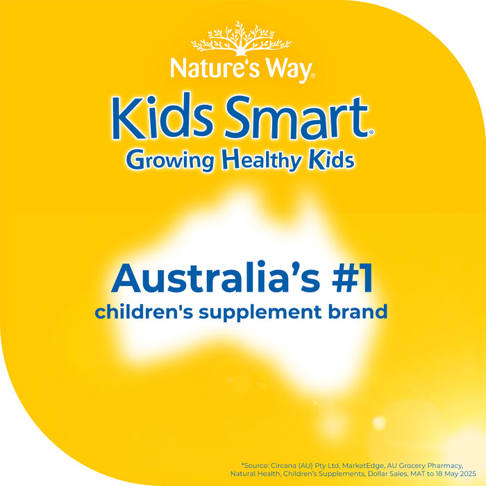 Nature's Way Kids Smart Vita Gummies Probiotic + Prebiotic 50 Berry Flavoured Gummies