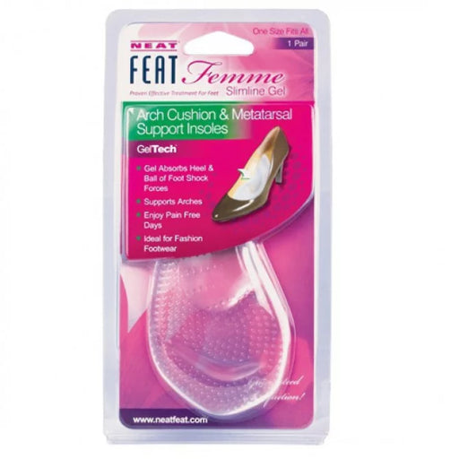 Neat Feat Gel Femme Arch & Metatarsal Insole.