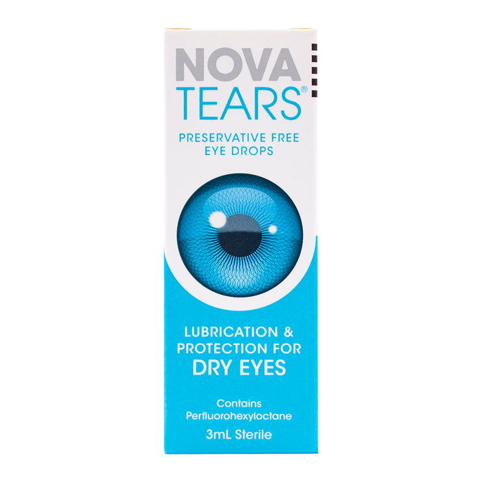 NovaTears Lubricating Eye Drops 3mL.