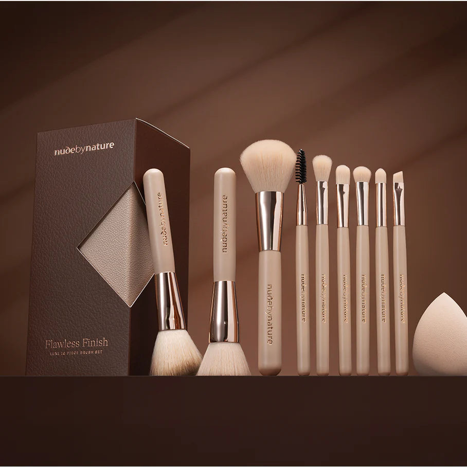 Nude By Nature Flawless Finish Brush Set 10 Piece