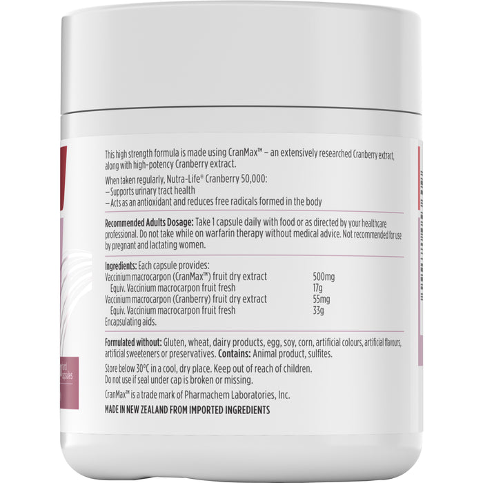 Nutra-Life Cranberry 50,000 Capsules100