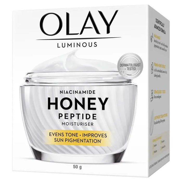 Olay Luminous Niacinamide + Honey Peptide Moisturiser 50g